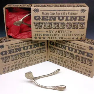 Brass Wishbone