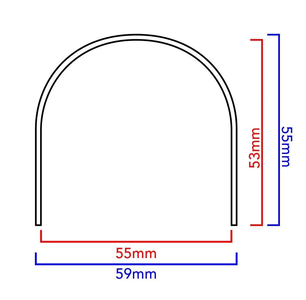 59mm dome specifications diagram
