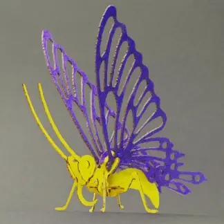 Butterfly bare bones miniature skeleton model by Tinysaur