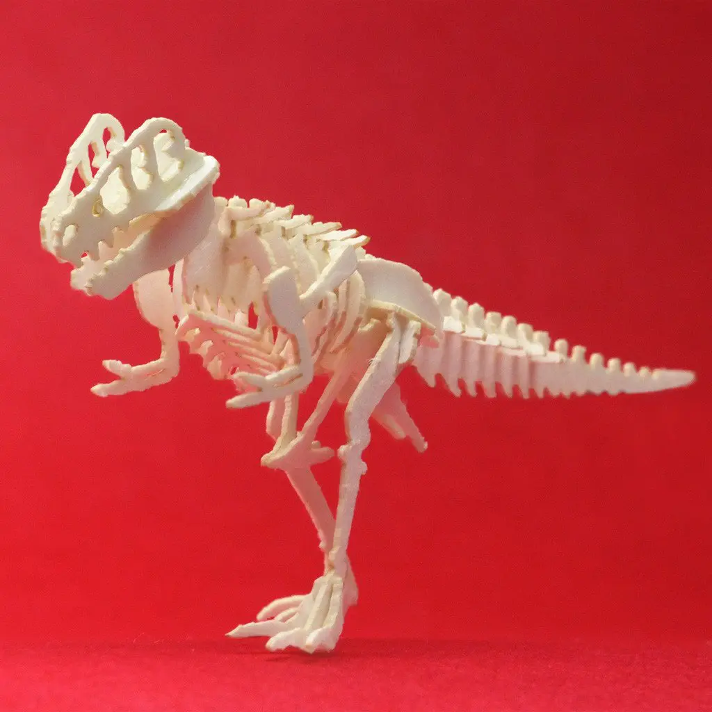 Assembled True Rex mini t-rex skeleton model by Tinysaur.us