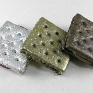 Brass-Plated Cheese Cracker