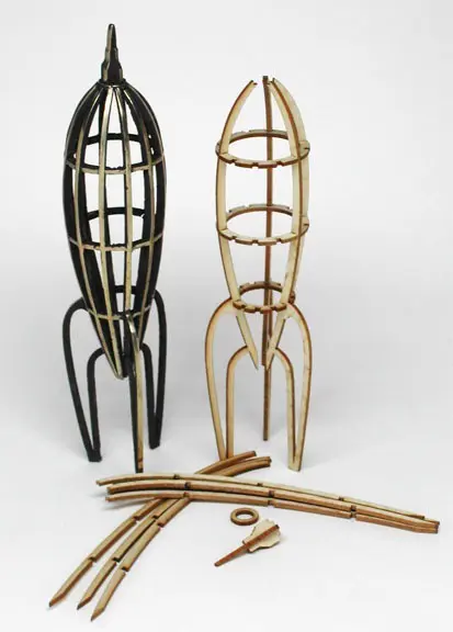 Brass Rocket - 6.5 inches