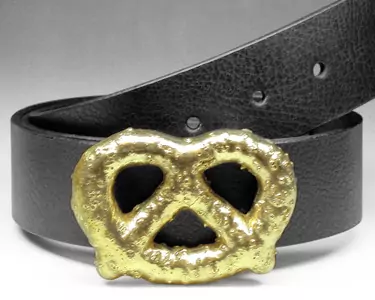 Brass Pretzel Buckle