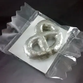 Mini Pewter Pretzel