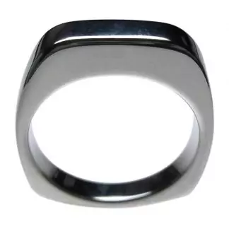 Silver Euro Shank ring