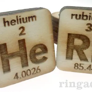 Laser Engraved Periodic Rings
