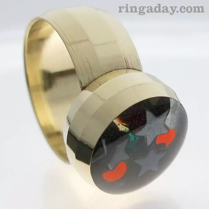 Plumbing fixtures and Hematite ring